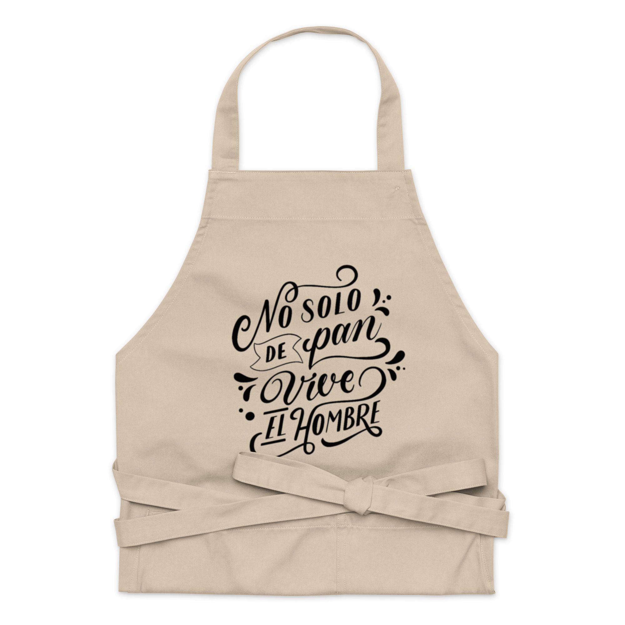Delantal de algodón orgánico - hechoconfe.com